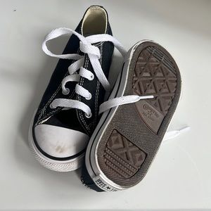 Size 9 kids converse sneakers.